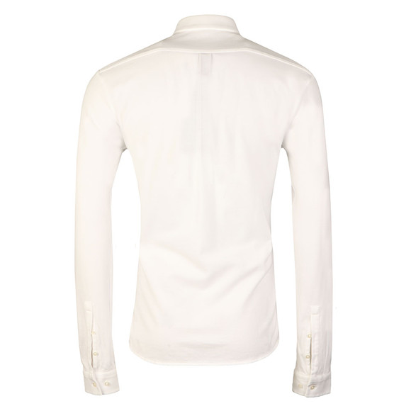 HUGO Mens White Ero3 Pique Shirt #3