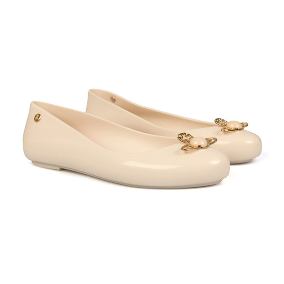 Vivienne Westwood Anglomania X Melissa Womens Off-White Space Love 18 Pearl Orb Shoe main image