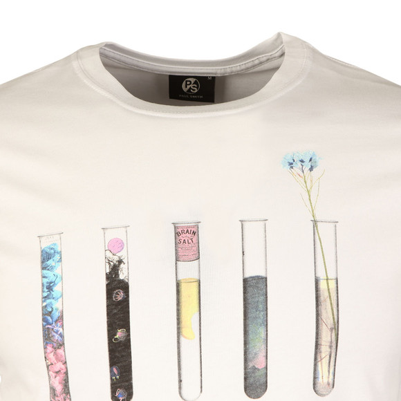 PS Paul Smith Mens White S/S Test Tubes T-Shirt main image