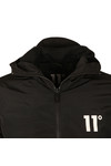 Eleven Degrees Mens Black Hurricane Windbreak