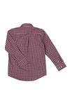 Gant Boys Brown Windblown Oxford Check Shirt