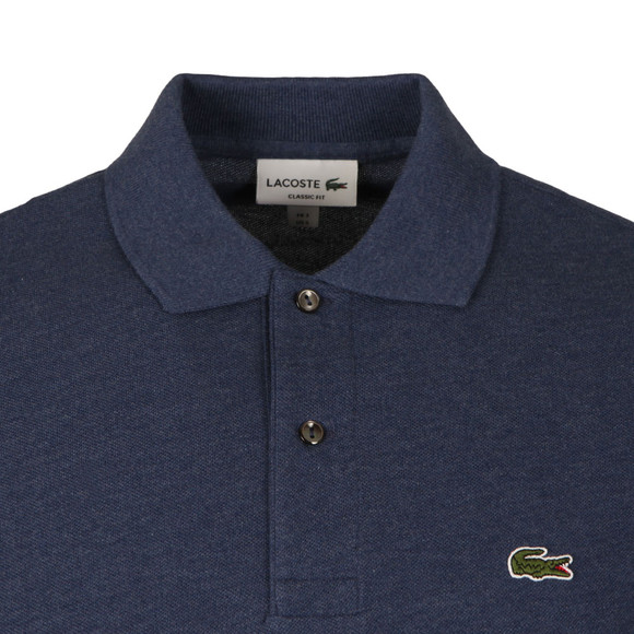 Lacoste Mens Blue L1313 Long Sleeve Polo #2