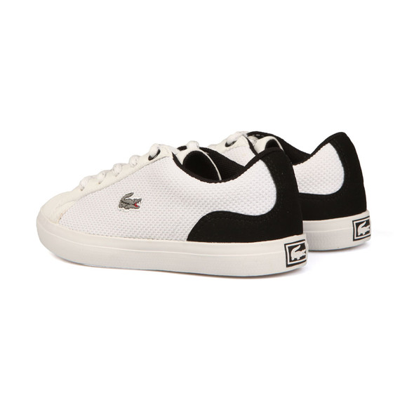 Lacoste Boys White Lerond 317 Canvas Trainer main image