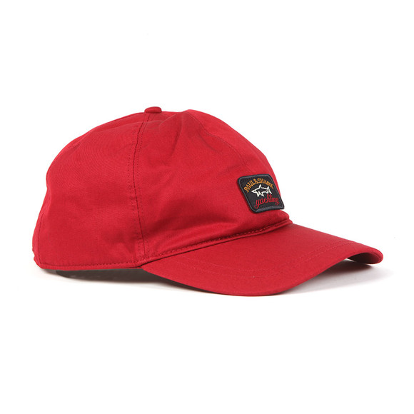 Paul & Shark Mens Red Woven Logo Cap #1