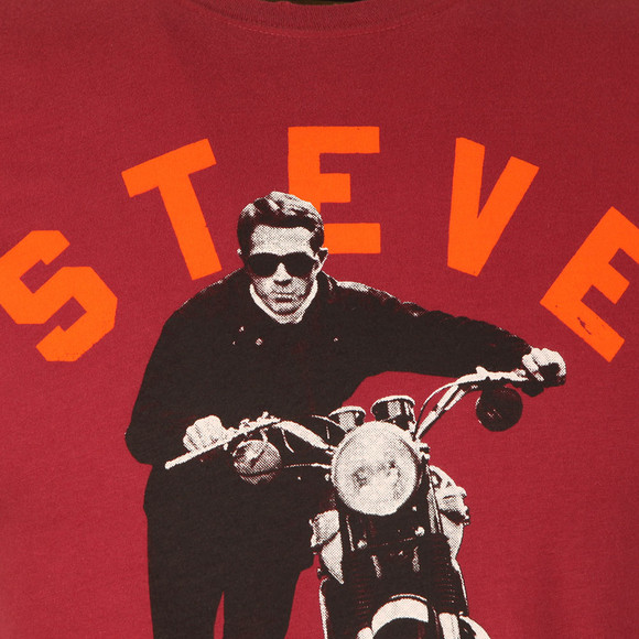 Barbour Int. Steve McQueen Mens Red Varsity Steve T-Shirt #2