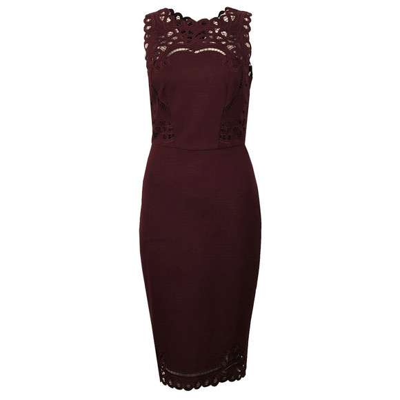 Womens Verita Cut Out Detail Bodycon Dress