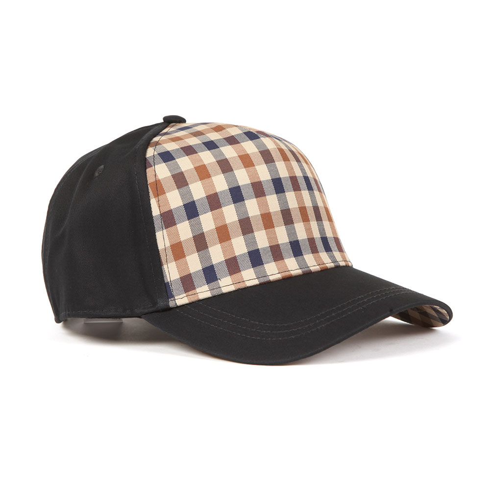 Aquascutum Kiril Club Check Front Cap 
