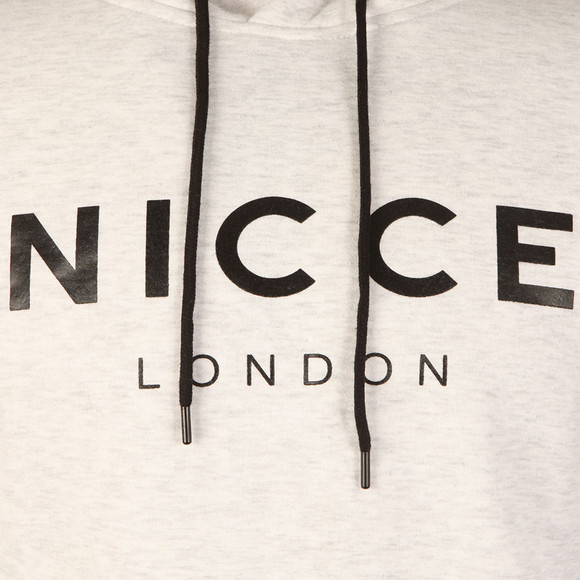 Nicce Mens Grey Original Logo Hoody  main image