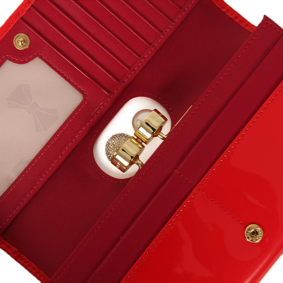 Ted Baker Womens Red Kattia Crystal Pearl Bobble Matinee Purse #4