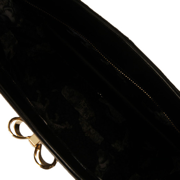 Ted Baker Womens Black Larah Looped Bow Shopper #4