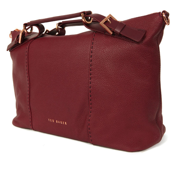 Ted Baker Womens Red Salbee Bridle Handle Medium Tote Bag #3