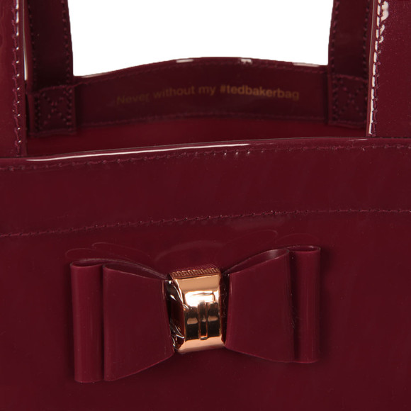 Ted Baker Womens Red Bethcon Bow Detail Large Icon Bag #2