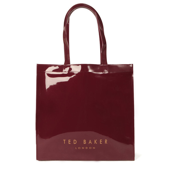 Ted Baker Womens Red Bethcon Bow Detail Large Icon Bag #4
