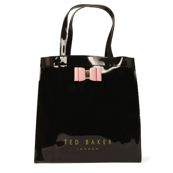 Ted Baker Womens Black Bethcon Bow Detail Large Icon Bag main image