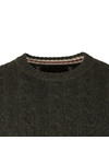 Superdry Mens Green Harlo Cable Crew Jumper