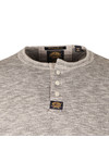 Superdry Mens Grey Heritage LS Grandad T-Shirt