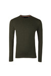 Superdry Mens Green Orange Label Crew Jumper