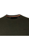 Superdry Mens Green Orange Label Crew Jumper