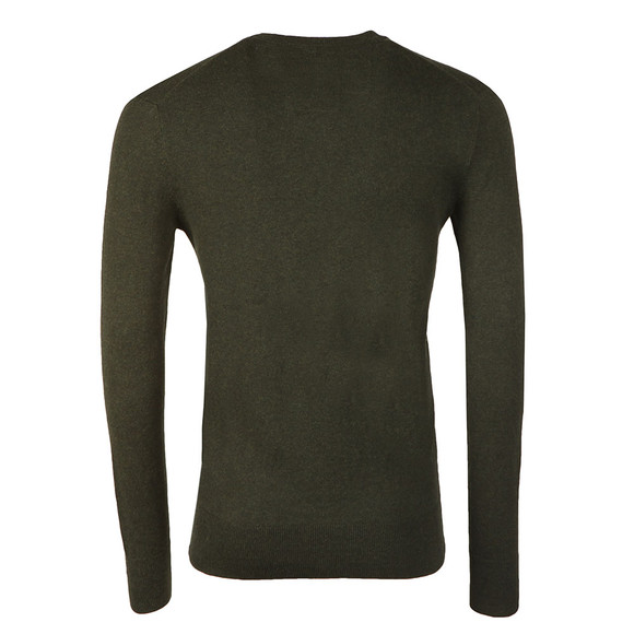 Superdry Mens Green Orange Label Crew Jumper main image