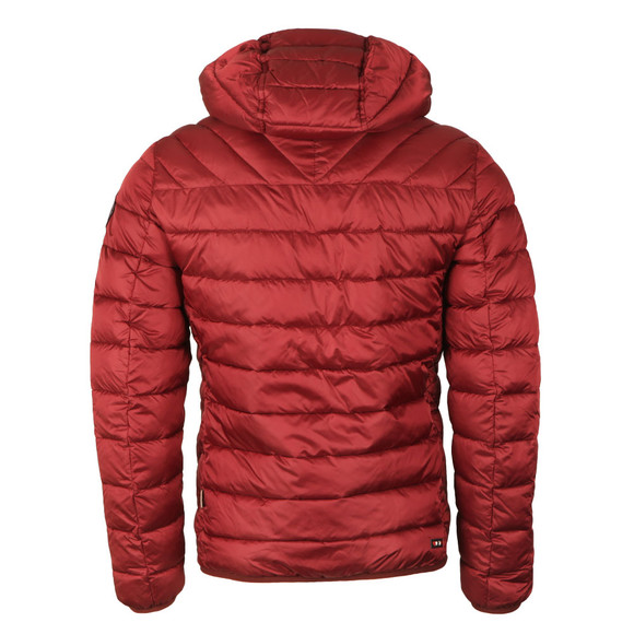 Napapijri Mens Red Aerons Hooded Jacket main image