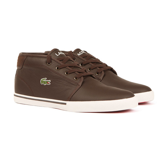 Lacoste Sport Mens Brown Ampthill LCR3 SPM Trainer #2