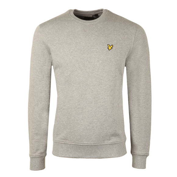 Lyle & Scott Mens Grey Crew Neck Sweatshirt main image