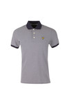 Lyle & Scott Mens Blue Feeder Stripe Polo Shirt