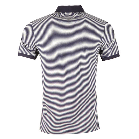 Lyle & Scott Mens Blue Feeder Stripe Polo Shirt main image