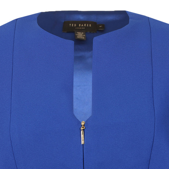Ted Baker Womens Blue Porisa Bodycon Cape Back Dress #2