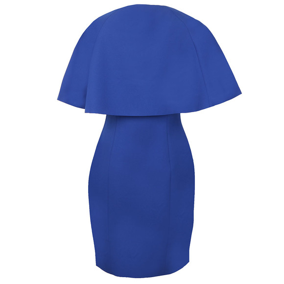 Ted Baker Womens Blue Porisa Bodycon Cape Back Dress #3