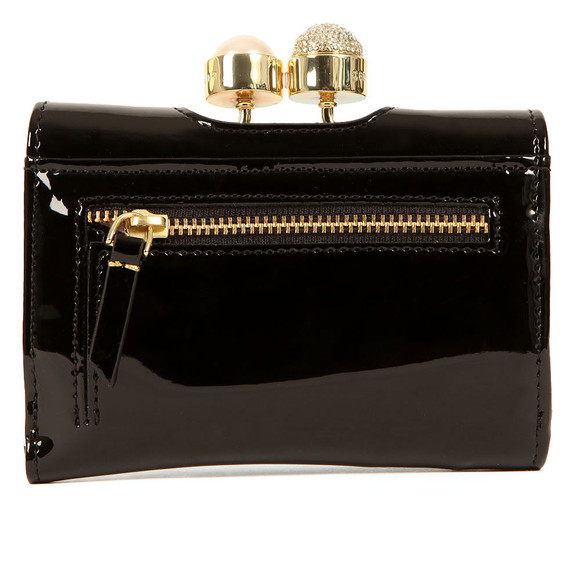 Ted Baker Womens Black Cattrin Crystal Pearl Bobble Small Purse #3