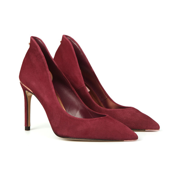 Ted Baker Womens Red Savio Suede Heels main image