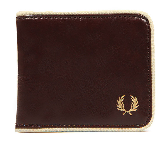 Fred Perry Mens Red Classic Billfold Wallet #1