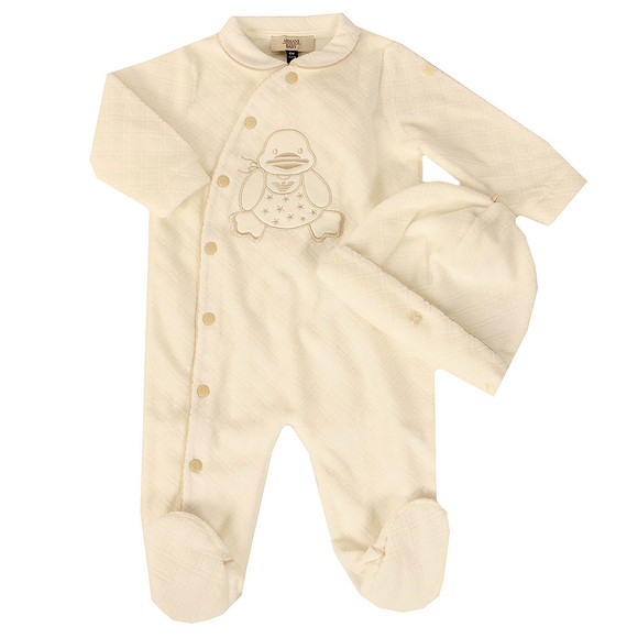 Armani Baby Duck Logo Romper Oxygen Clothing