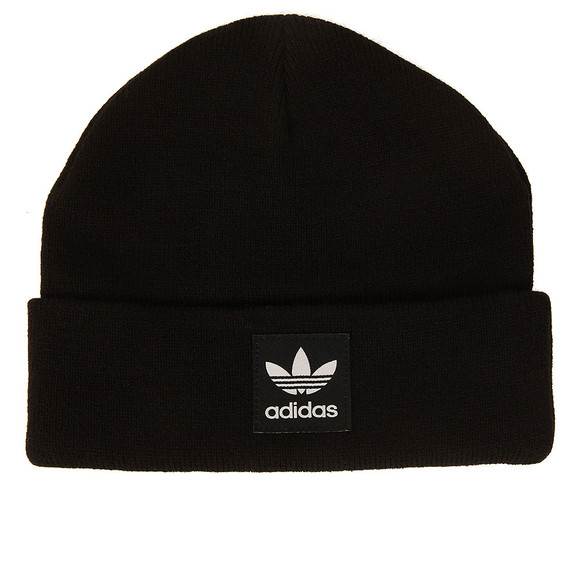 adidas Originals Mens Black Logo Beanie main image