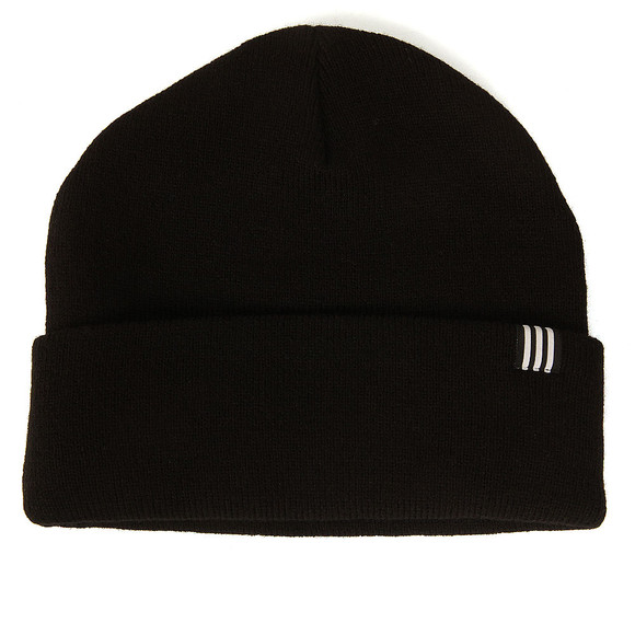 adidas Originals Mens Black Logo Beanie main image