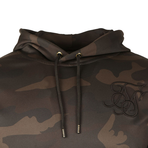 Sik Silk Mens Black Poly Overhead Hoody main image