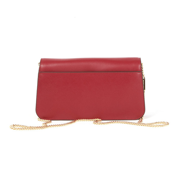 Michael Kors Womens Red Mott Large Clutch main image