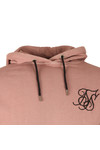 Sik Silk Mens Pink Drop Shoulder Overhead Hoodie