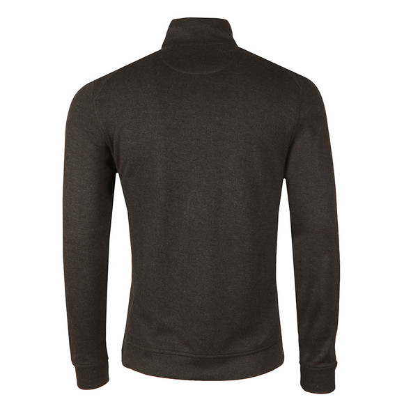Ted Baker Mens Grey LS Half Zip Funnel Neck Jumper main image