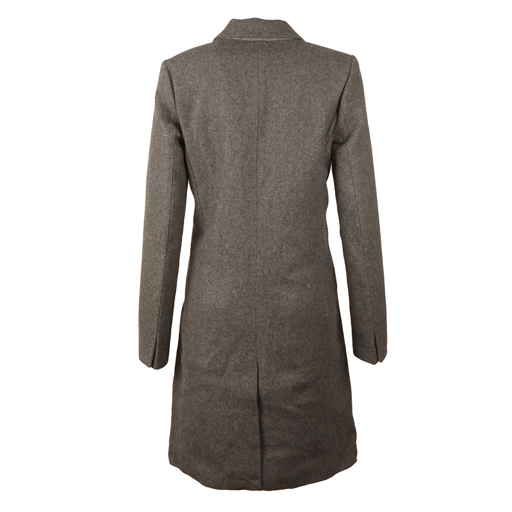 grey superdry coat