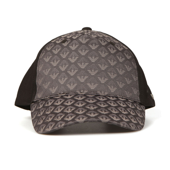 Armani Junior Boys Black Eagle Panel Cap #3