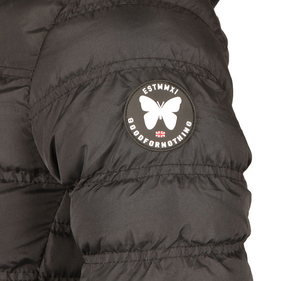 Good For Nothing Mens Black Puffer Jacket main image