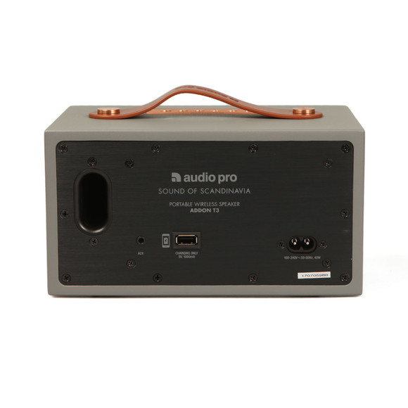 Audio Pro Unisex Grey Addon T3 Portable  Bluetooth Speaker main image