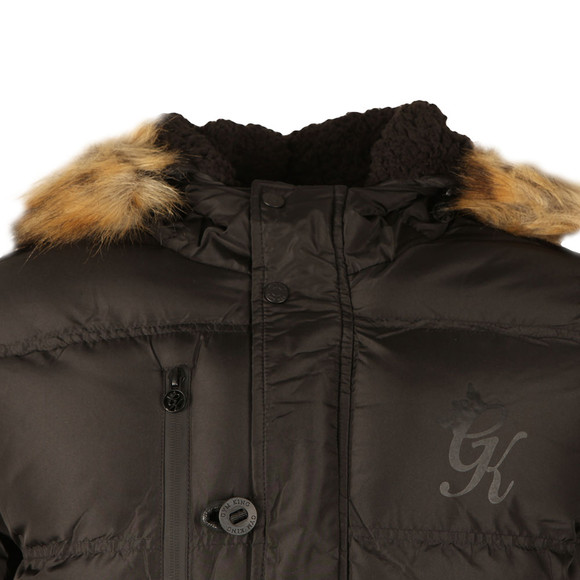 Gym King Mens Black Fur Parka main image