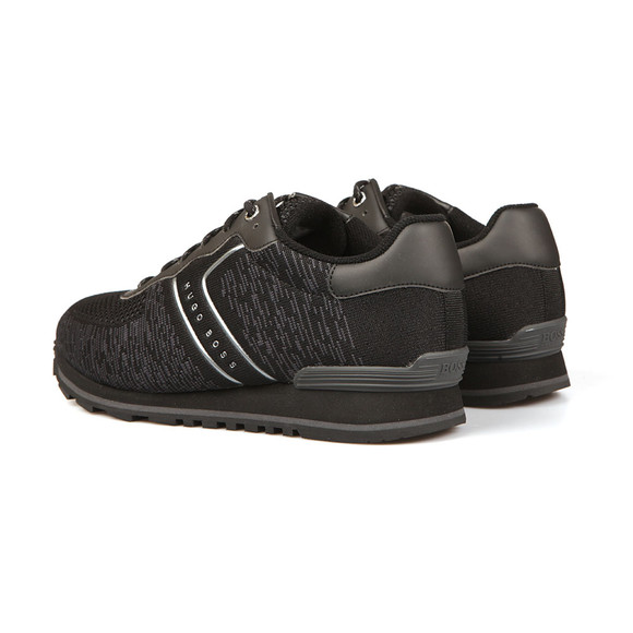 BOSS Mens Black Athleisure Parkour Knit Runner #3