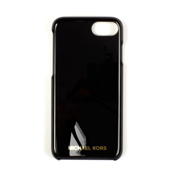 Michael Kors Womens Black Iphone 7/7S Leather Cover main image