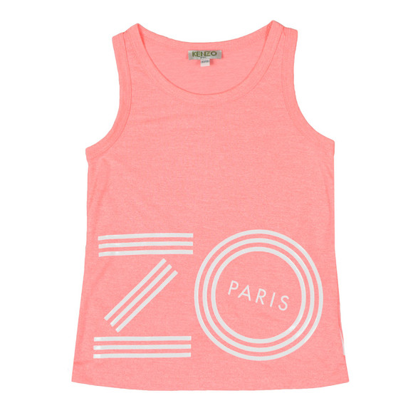 Kenzo Kids Girls Pink Large Logo Vest main image