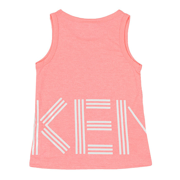 Kenzo Kids Girls Pink Large Logo Vest main image