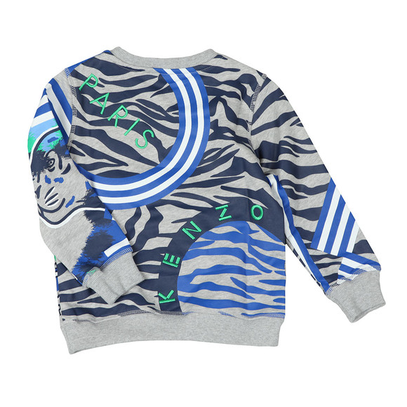 Kenzo Kids Boys Grey Tiger & Friends Sweatshirt #2